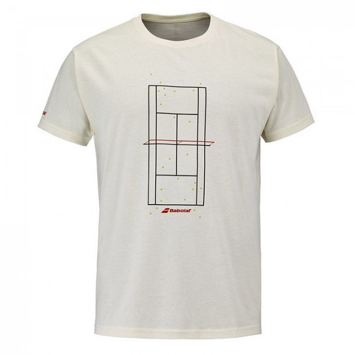 Babolat Exercise Message Tee Cannoli Cream